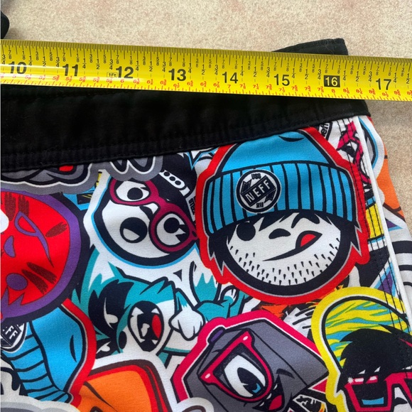 O'Neill & Neff Collab Cartoon Board Swim Shorts - Picture 9 of 12